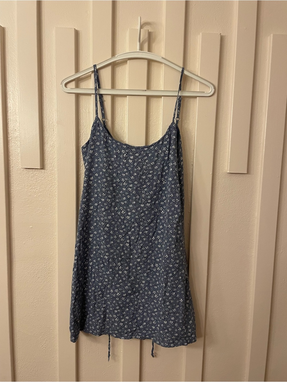 L. A. Hearts Navy Blue Floral Slip Dress